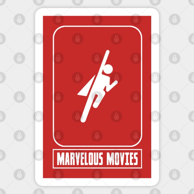 Marvelous Movies Magnet by Faking Fandom